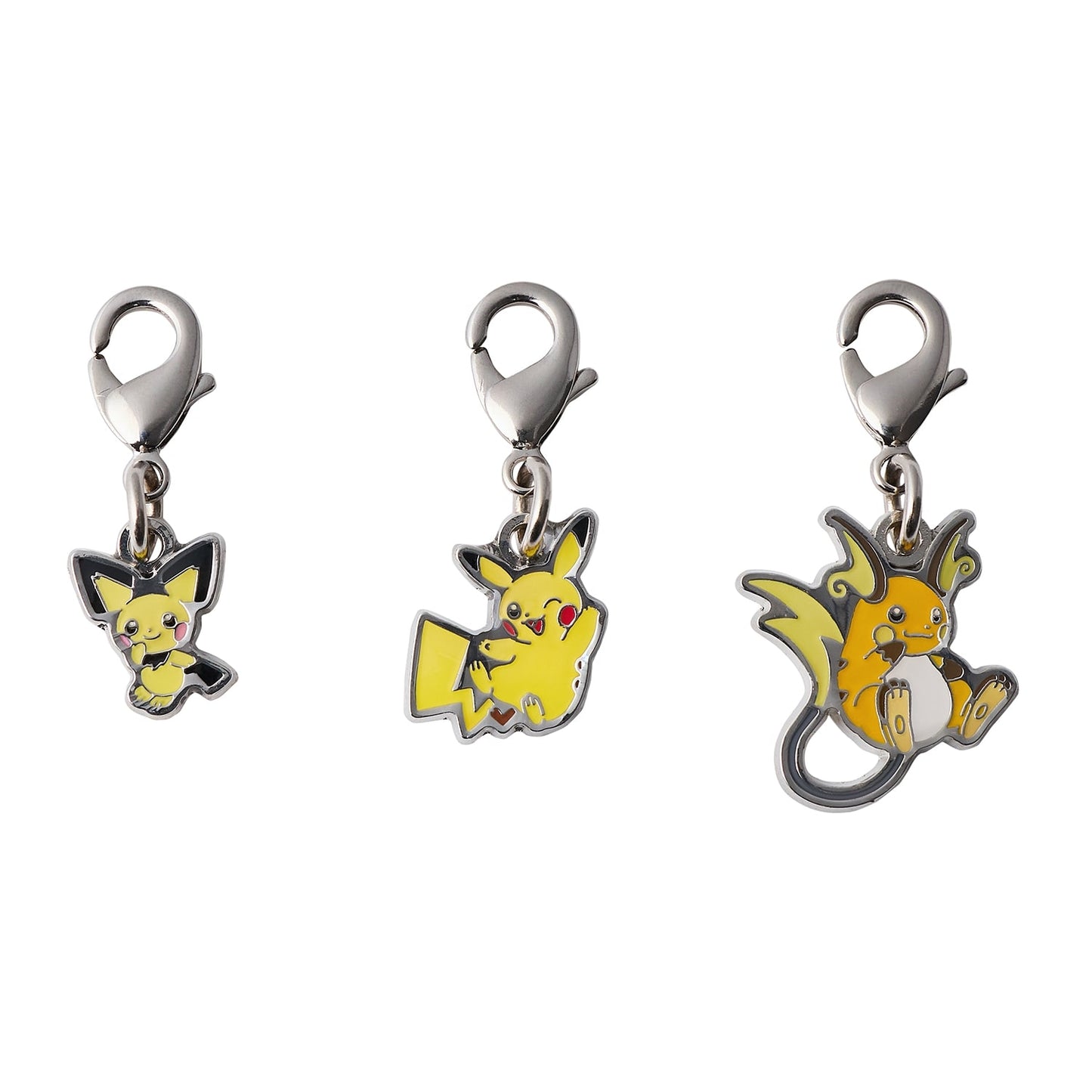 Pikachu Pichu Raichu Metallberlocker Samlingsset