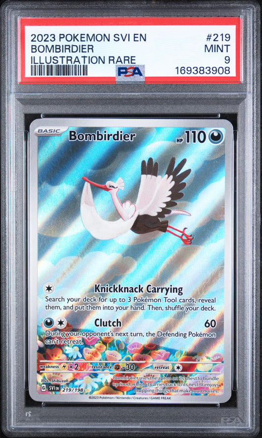 Bombirdier 219 Scarlet & Violet PSA 9 Mint