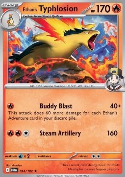 Ethan's Typhlosion - Destined Rivals (Rare) [DRI-034]