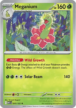 Meganium - Mega Evolution (Rare) [MEG-010]