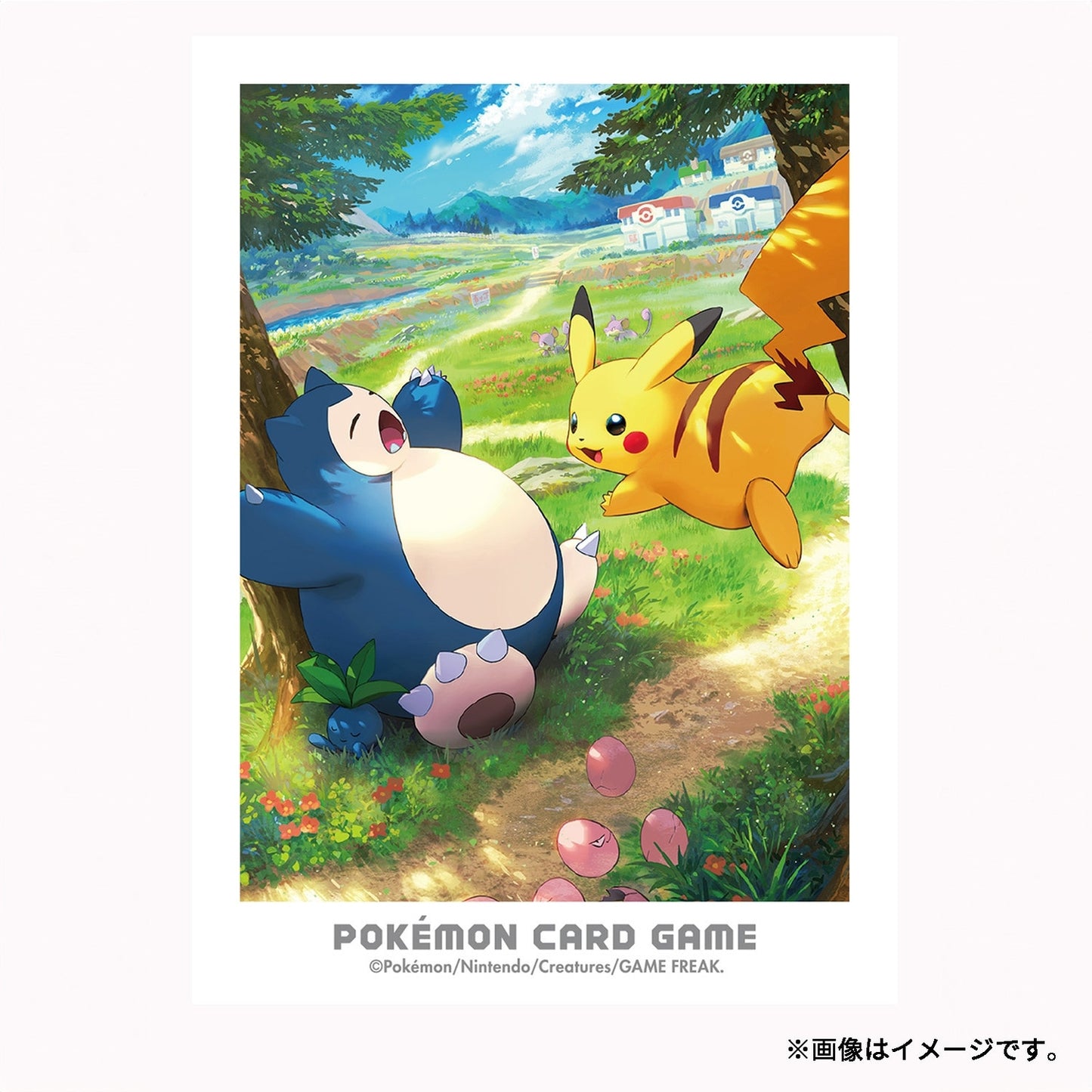 Pikachu & Snorlax Deck Sleeves Pokémon Center Japan Exklusiv