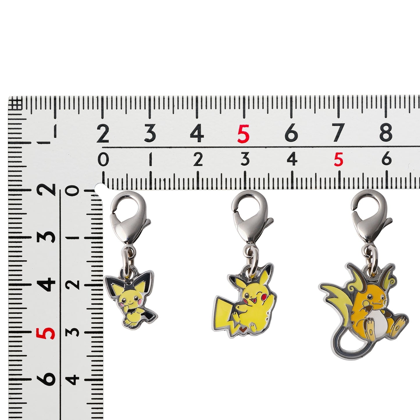 Pikachu Pichu Raichu Metallberlocker Samlingsset